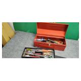 Red Toolbox with Contents