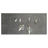Three Pair of Earrings