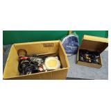 Box with Drills, New Cordless Air Pump