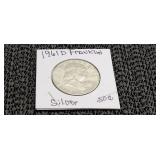 1961 D Franklin Silver Half Dollar