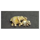 Elephant Brooch