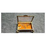 Four Pairs of Earrings in a Trinketbox