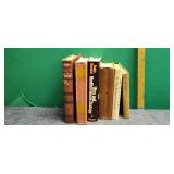 6) Vintage Hardback Books