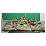 3) Sets of Camouflage Pants & Shirts Medium lon
