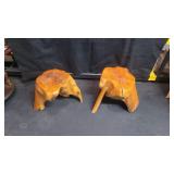 Wooden Stump Stools