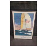 20'ï¿½26' Signed Stars & Stripes Print