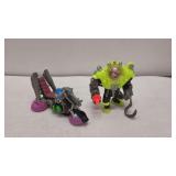 1995 Street Sharks Action Figure & Motorcycle