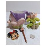 Disney Collectibles, Dopey Plush & Ceramic Mug