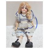 12' German Jointed Bisque Doll