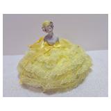 Vtg MZ Irish Dresden Porcelain Figurine
