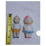 Bisque Porcelain Doll Figures (Japan)