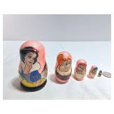 Hand-Painted Snow White Nesting Doll