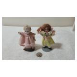 Miniature Bisque or Porceilan Artisan German Dolls