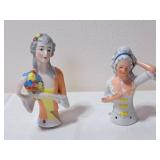 German Porcelain Half Dolls