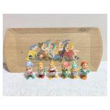 Genuine Hasko Tray & 6 of 7 Dwarves
