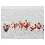 Various Vintage Santa Claus Figures