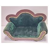 Vtg Victorian Upholstered Doll Couch