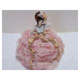 Vtg Muller Volkstedt Irish Dresden Victorian Lady