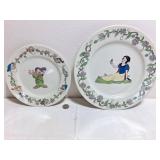 The Disney Gallery Collection Snow White Plates