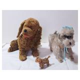 Steiff Snobby Poodle & Knickerbocker Dog