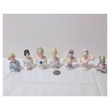 German Porcelain Half Dolls