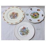 Vtg Collectible Childrens Plates