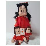 Vintage Little Lulu Cloth Dolls