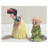 Snow White and Dwarf Salt & Pepper Shakers