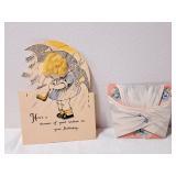 Vintage Baby Announcement & Birthday Card