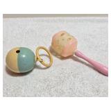 Vintage Baby Rattles