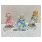 Vtg Shackman Porcelain Dolls