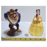 Beauty & the Beast Porcelain Figures (Japan)