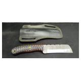 4' Damascus Knife with Sheath