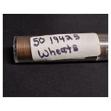 Roll of 1942 S Wheat Pennies (50 Coins)