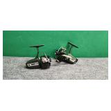 2) Zebco Reels - XRL 35  & XR 20