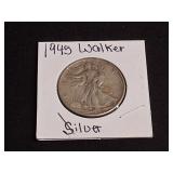 1945 Walking Liberty Silver Half Dollar