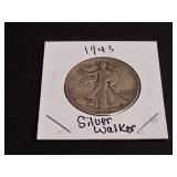 1943 Walking Liberty Silver Half Dollar