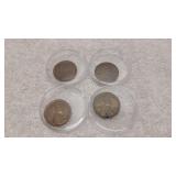 4) Pennies - 1944, 1951, 1968 & 1982