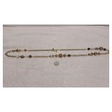 Gold-Tone Statement Necklace (hangs 21')