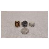 3) Fashion RIngs sz 3.75, 8 & 8