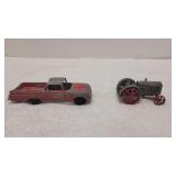 Tootsie & Case Die Cast Truck and Tractor