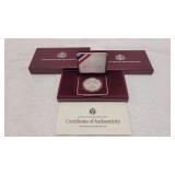1988 U.S. Olympic Coin - Proof Silver Dollar