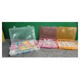 3) Containers of Empty Container and Rubber Bands