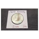 1964 S Kennedy Silver Half Dollar 'Slight Toned'