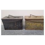 Two Ammo Boxes