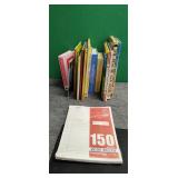 Vintage Books and Note Paper