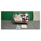 Small Tote of Acrylic Craft Paints