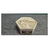 1980 Avon 'Birds of Flight' Hexagonal Trinket Box