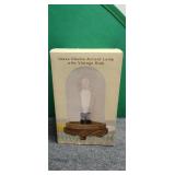 NIB Glass Cloche Accent Lamp w/ Vintage Style Bulb