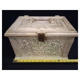 Max Klein Faux-Wood Plastic Sewing Box